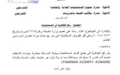تحسباً لهجوم إسرائيلي .. مليشيا الحوثي توجه برفع جاهزية المستشفيات في صنعاء