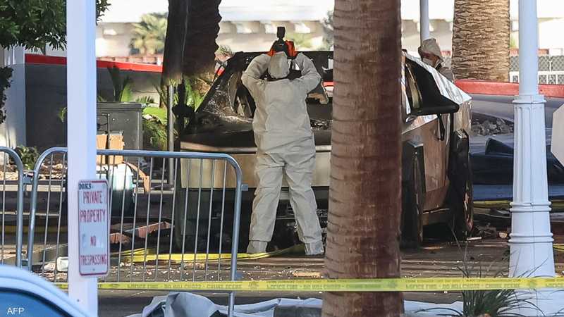 المحققون في حادث انفجار سيارة” تسلا ” يتعاملون مع الحادثة كعمل ارهابي محتمل