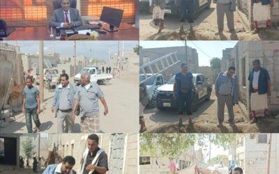 مدير عام الإتصالات أبين يقوم بنزول ميداني لحي الطميسي ومواطنون يعبرون عن شكرهم وتقديرهم لجهوده المبذولة