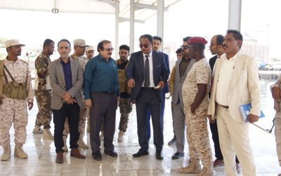 فريق التواصل يلتقي قيادة مؤسسة موانئ البحر العربي ويطلع على خدمات ميناء المكلا