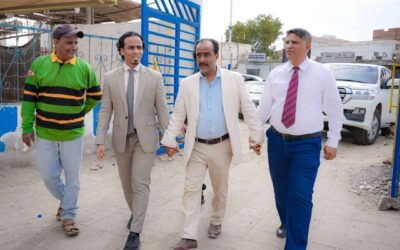 السقاف يفتتح مشروعين في القطاع الرياضي بمديرية خورمكسر