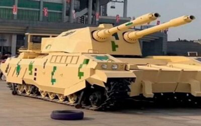 الصين تكشف عن دبابة ذات مدفعين