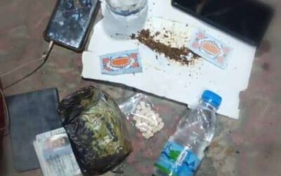 ضبط كمية من الحشيش والمخدرات في إحدى نقاط لواء الضبة بحضرموت