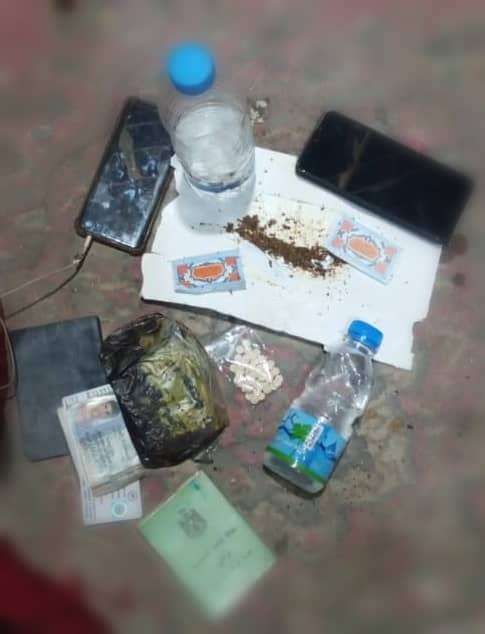 ضبط كمية من الحشيش والمخدرات في إحدى نقاط لواء الضبة بحضرموت