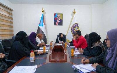 هيئة الإغاثة والأعمال الإنسانية تناقش آخر المستجدات الإنسانية في محافظات الجنوب