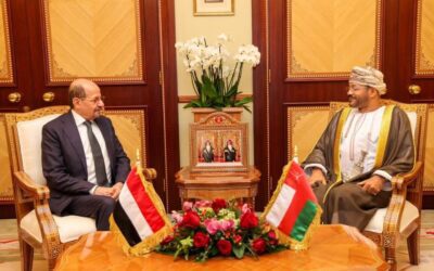 مسقط.. الزنداني يبحث مع البوسعيدي مستجدات الجهود التي تبذلها عمان في اليمن بالتنسيق مع السعودية