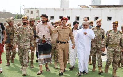 باكريت والجفري يزوران اللواء الأول حماية رئاسية  ( قوات العاصفة)