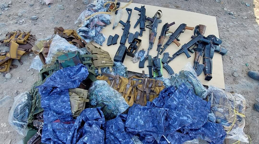 الحزام الأمني بيافع يضبط أسلحة مهربة قادمة من مناطق سيطرة مليشيا الحوثي