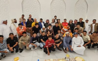 الشيخ عبدالله الحجاجي يستضيف بعثة منتخبنا الوطني للشباب في الدوحة