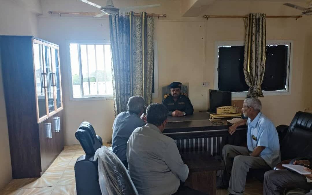 مدير أمن ابين يستقبل رئيس الهيئة العامة للاثار والمتاحف