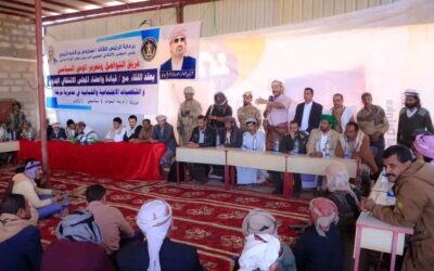 الشيخ راجح سعيد باكريت يتكفل بإنشاء خزان مياه جديد في الهجير بمرخة السفلى