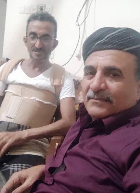 نائب رئيس  انتقالي أبين يطمئن على صحة نائب رئيس لجنة التعليم بالجمعية الوطنية عبدالرقيب الشنبكي