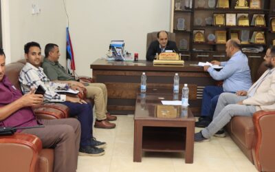 *مدير عام  دارسعد يلتقي مدير عام مكتب الصناعة والتجارة بعدن لمناقشة عددا من القضايا دات الأهمية*