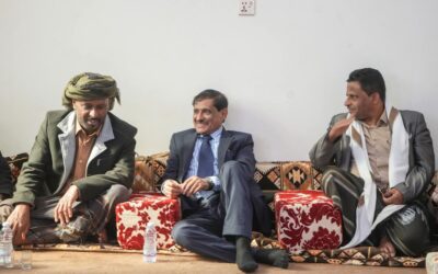 عضو مجلس القيادة الرئاسي البحسني يزور مقر حلف قبائل حضرموت ويناقش تطبيع الأوضاع في المحافظة