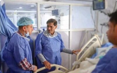 النائب البحسني يزور العميد عيدروس والجندي بركات للاطمئنان على حالتهما الصحية