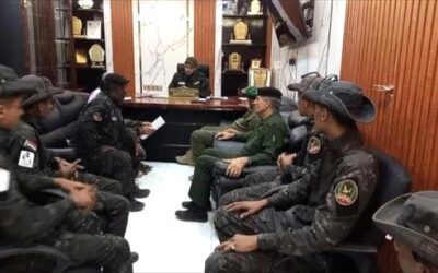 مدير عام أمن لحج يشيد بجهود إدارة مكافحة المخدرات ويثمن العرض العسكري الصامت