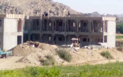 بنسبة إنجاز كبيرة.. تواصل الاعمال في مشروع إنشاء مدرسة النقوب بتمويل الأشقاء في الإمارات