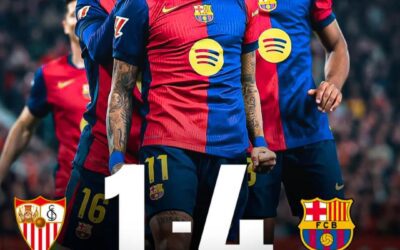 الدوري الاسباني: برشلونة يقلص الفارق مع قطبي مدريد بعد الفوز على اشبيليه