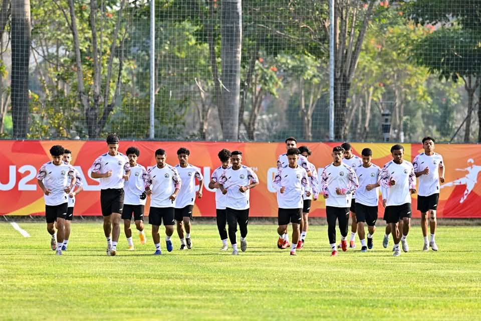 منتخبنا الوطني للشباب يجري حصته التدريبية الأولى في مدينة شنجن الصينية