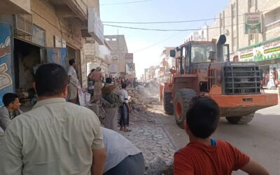 شبوة: لجنة الخدمات تستعرض مستوى تنفيذ المهام وتقر مواصلة إزالة العشوائيات والتعديات على المصالح العامة.