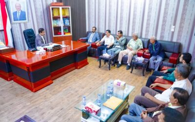 المحافظ بن الوزير يرحب بخطة معهد أمين ناشر للعلوم الصحية توسيع التخصصات بفرع المعهد في المحافظة.