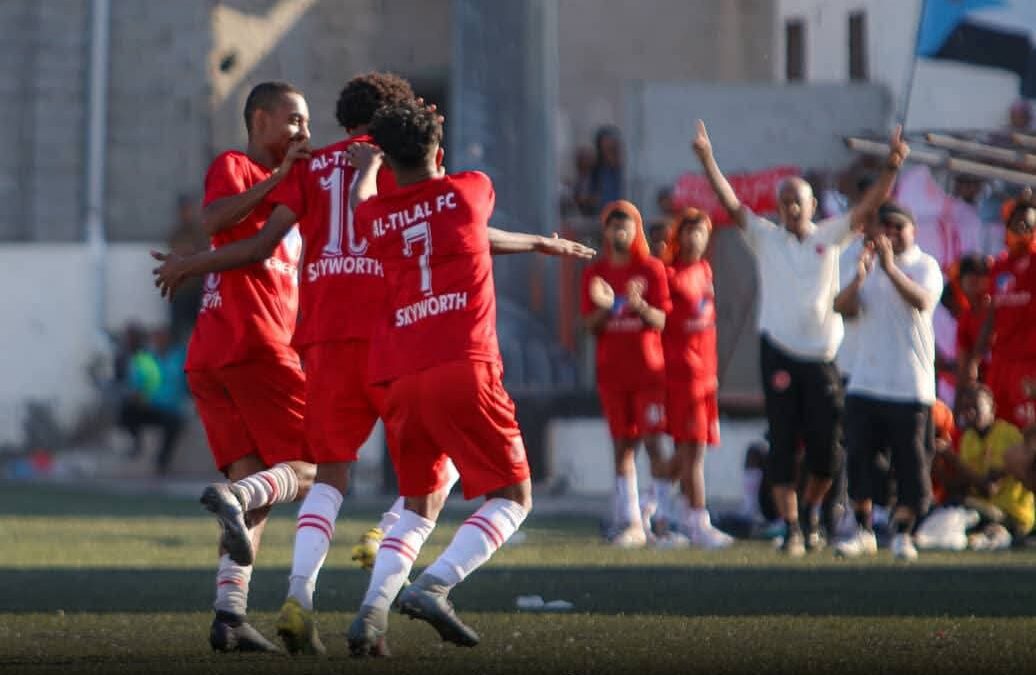 التلال ينهي ذهاب دوري عدن الممتاز بالفوز على الميناء