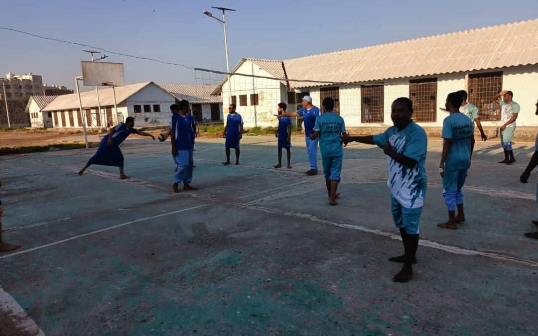 انطلاق الأنشطة الرياضية الرمضانية لنزلاء إصلاحية عدن المركزية تحت شعار “خلف القضبان يوجد إنسان”