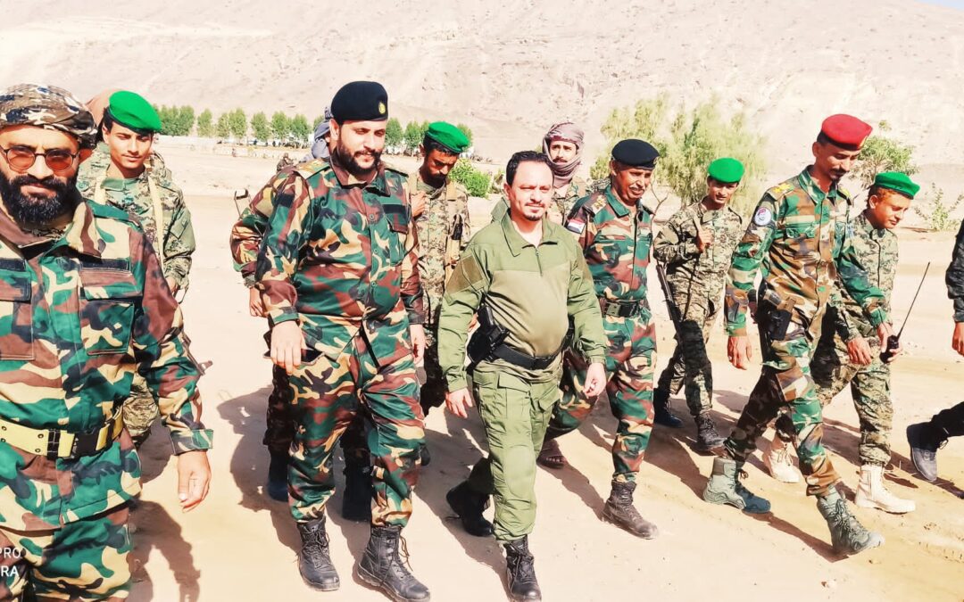 قائد قوات الطوارئ بدلتا أبين يستقبل فريق مكافحة المخدرات بقوات الحزام الأمني بالمحافظة