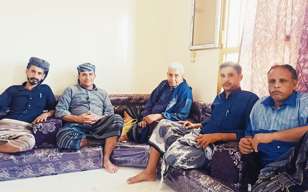 نائب رئيس انتقالي أبين يزور الشخصية الاجتماعية والقبلية الشيخ صالح حيدرة العطوي