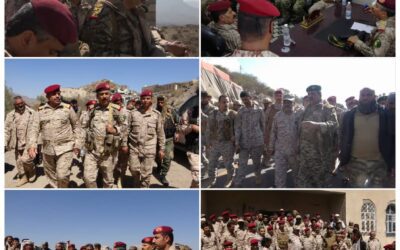 قيادة وزارة الدفاع تُجري زيارة تفقدية للوحدات العسكرية في محور الضالع لتعزيز الجاهزية القتالية