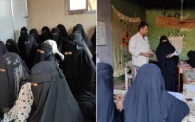 أبين : مدير جهاز محو الامية وتعليم الكبار  يدشن امتحانات الفصل الثاني لصفوف محو الامية