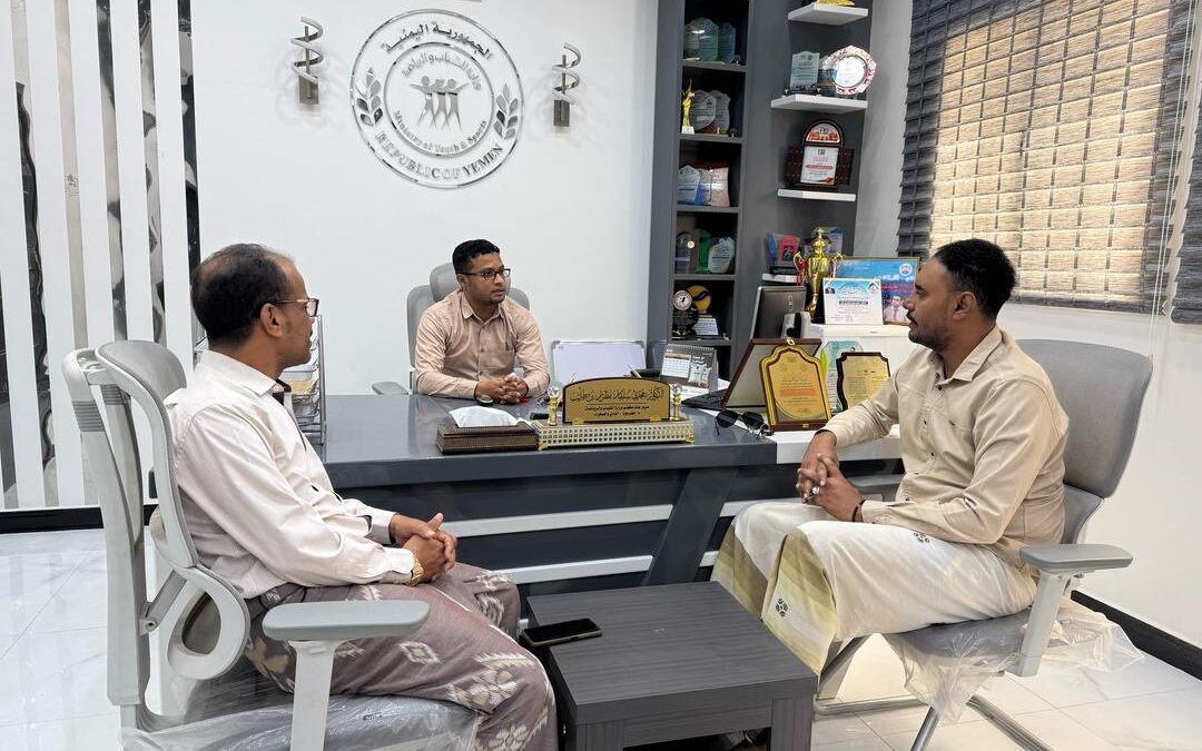 “تعاون مشترك بين وزارة الشباب والرياضة ونقابة الصحفيين الجنوبيين لتدريب إعلاميي الأندية والاتحادات في وادي حضرموت”