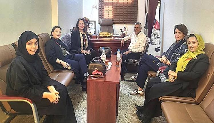 عميد كلية الإعلام يستقبل مسؤول منظمة الصحافة الفرنسية