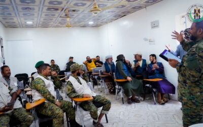 حزام عدن يستهل مشواره في المسابقة الثقافية لقوات الحزام الأمني بالفوز على الشؤون المالية