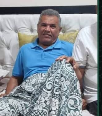 معالي الوزير نايف البكري يتفاعل مع الحالة المرضية للكابتن عبدالجبار عباس