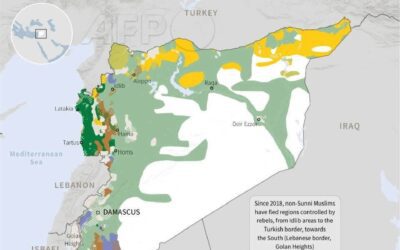 شاهد خريطة وزرعتها وكالة الصحافة الفرنسية اليوم عن سوريا