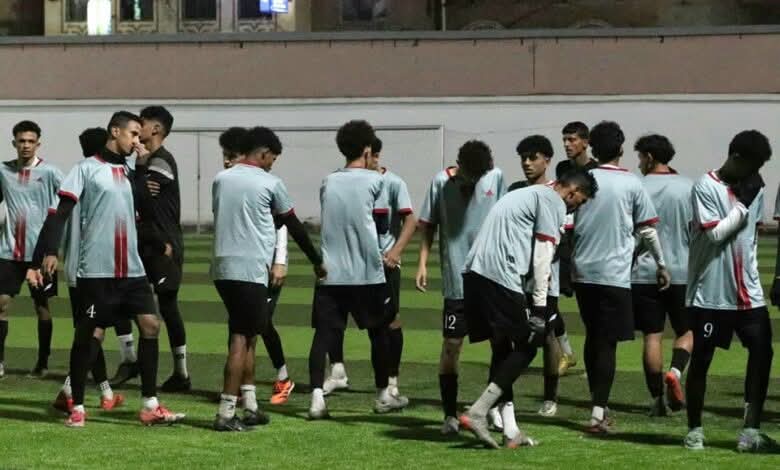 منتخب اليمن للناشئين يستعد لنهائيات آسيا 2025 بتدريبات مكثفة