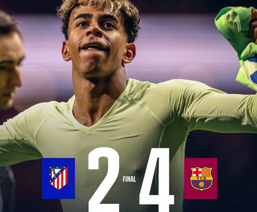 الدوري الاسباني: برشلونة ينتفض على أتلتيكو مدريد ويسقطه في عقر داره بسيناريو مثير