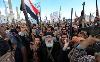 احتجاجات في صنعاء ضد الغارات الجوية الأمريكية