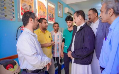 المحافظ بن الوزير يتفقد مستوى الخدمات الطبية في مستشفى شبوة العام  للأمومة والطفولة