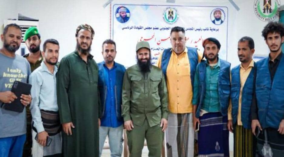 حزام الصبيحة يفوز على اللواء الأول دعم وإسناد ويتأهل للدور الثاني في مسابقة الحزام الامني الثقافية