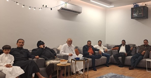 الشيخ فضل الجعوني يستقبل وفد فريق مديرية يافع رصد المشارك في البطولة العالمية للحساب الذهني