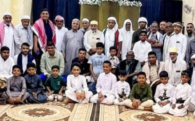 لجنة تنسيق آل تميم بمدينة المكلا تقيم العواد الجماعي لأعيان وشيوخ وأبناء القبيلة بالساحل