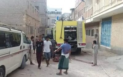الدفاع المدني يسيطر على حريقين في فوة بمديرية المكلا بساحل حضرموت