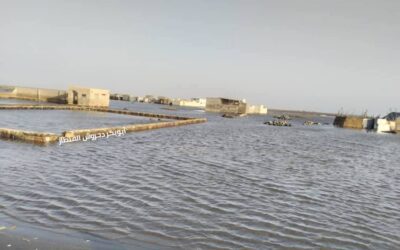 مصرع سبعة شبان غـ.ـرقاً في سواحل أبين والحديدة خلال يومين ومياه البحر تغمر أحياء سكنية في الخوبة
