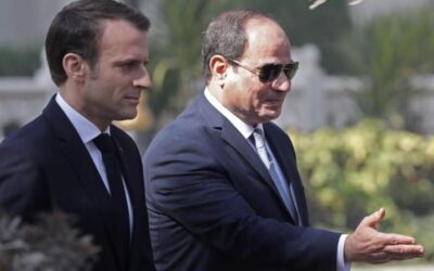 مصر #ماكرون يزور العريش المصرية لتأكيد أهمية وقف النار في غزة