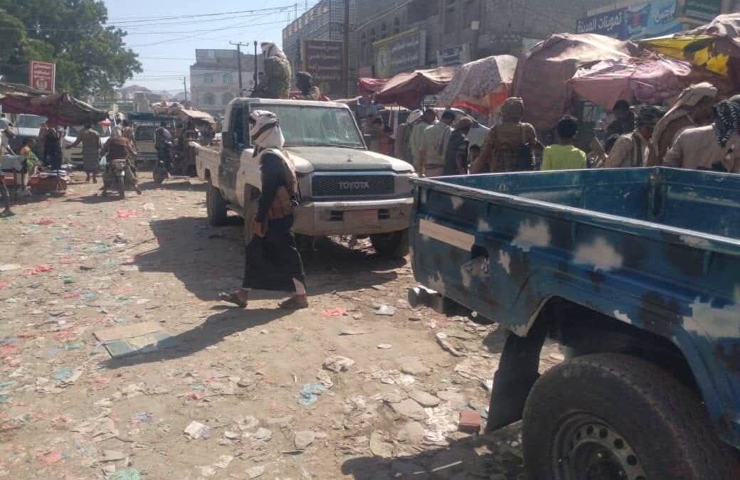 الاجهزة الامنية في أبين تلقي القبض على قاتل المواطن نصار علي ناصر القميشي في لودر
