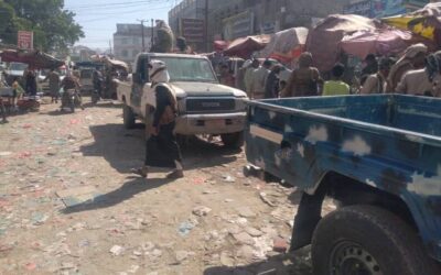 الاجهزة الامنية في أبين تلقي القبض على قاتل المواطن نصار علي ناصر القميشي في لودر