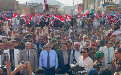 بمشاركة قيادات من المجلس.. حضرموت تحيي الذكرى التاسعة لتحرير ساحل حضرموت بمليونية “حضرموت أولًا” دعمًا للنخبة الحضرمية