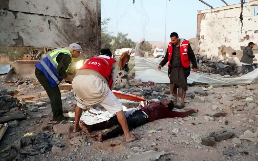 الحوثيون: ارتفاع عدد قتلى القصف الأمريكي على مركز توقيف مهاجرين أفارقة في صعدة إلى 68
